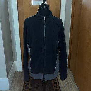 Old navy black and gray zip up active jacket
